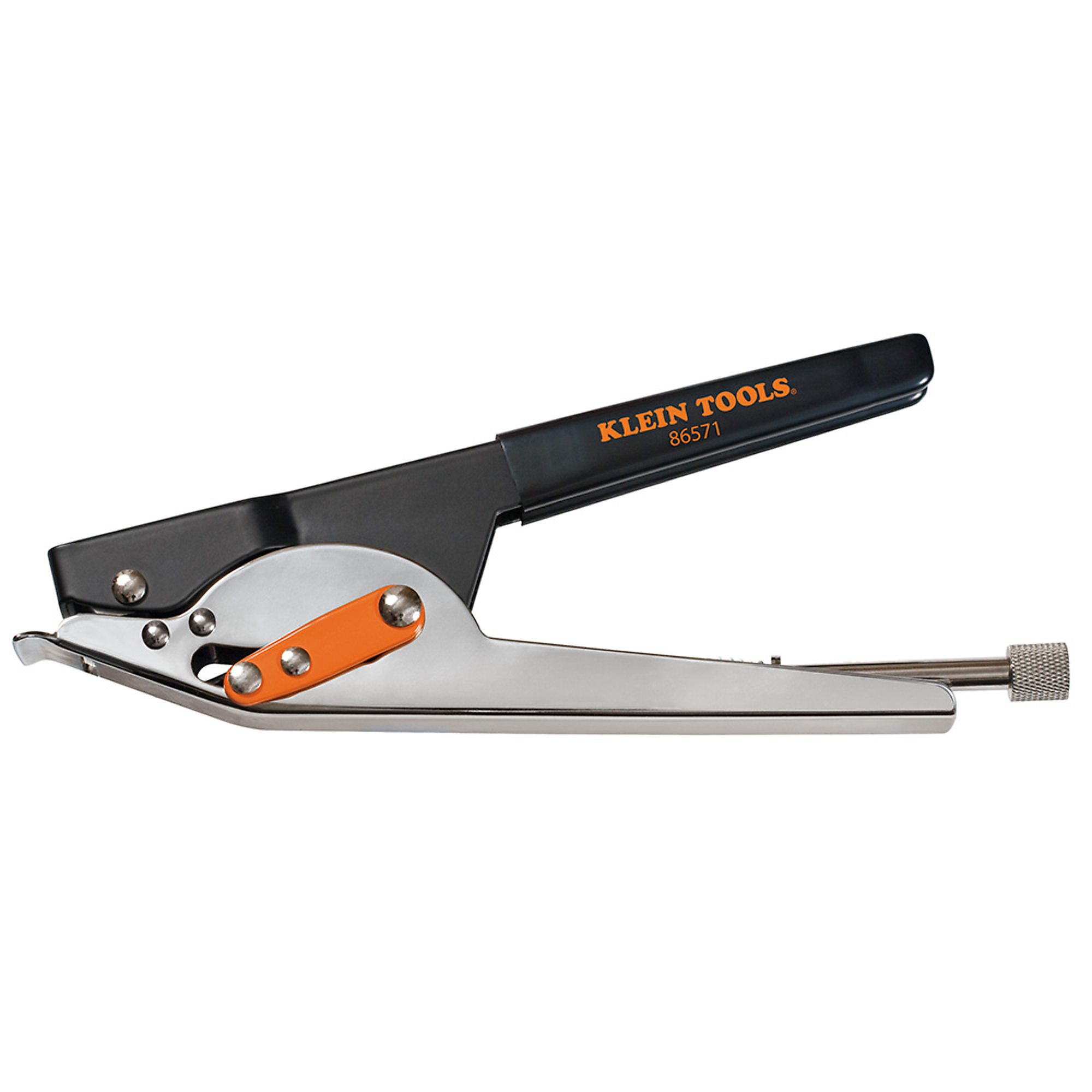 Klein Tools Nylon Tie Tensioning Tool — Auto Cutoff, 120–250 Lb. Capacity, Model# 86571